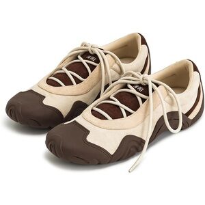 JW PEI Cream and Brown Women's Shoes